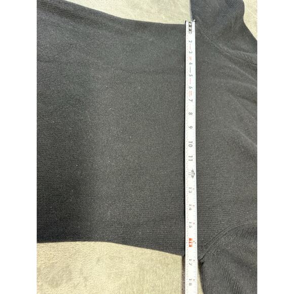 NWT Reformation Baez Cashmere Mini Dress Black Size M Recycled Cashmere Blend - Picture 5 of 9